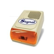 Signal PS-128AL-7 kültéri hang-fényjelző + LED biztonságtechnikai eszköz