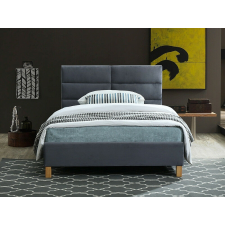Signal Sierra Velvet Bársony Ágy Szürke 120x200 ágy és ágykellék
