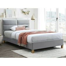 Signal Sierra Velvet Bársony Ágy Világosszürke 120x200 ágy és ágykellék