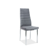 Signal Szék H261 VELVET króm / szürke BLUVEL 14 bútor