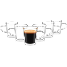 Siguro Lungo duplafalú üvegpohár, 200 ml, 6 darab konyhai eszköz