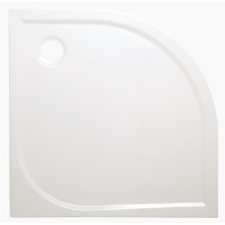  Siko Flat akril 90x90x4cm íves fehér zuhanytálca kád, zuhanykabin