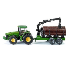 SIKU John Deere 8430 traktor rönkszállító utánfutóval - 1954 (65354) autópálya és játékautó