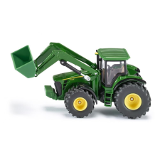 Siku John Deere traktor rakodó lapáttal - Zöld autópálya és játékautó
