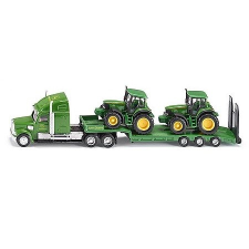 SIKU MACK Kamion John Deere traktorokkal - 1837 (39328) autópálya és játékautó