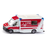 Siku Mercedes-Benz Sprinter Miesen Type C Ambulance Mentőautó modell Előre összeszerelt 1:50 (2115)
