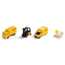 Siku Super - DHL 4db készlet autópálya és játékautó