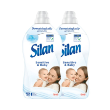 Silan Sensitive öblítő 2x1408 ml (128 mosás) tisztító- és takarítószer, higiénia