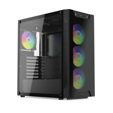 SilentiumPC Armis AR6X Evo TG ARGB Black számítógép ház