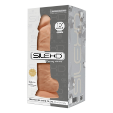 SILEXD Model 5. dildó (10&quot; - világos bőrszín) műpénisz, dildó