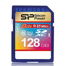 Silicon Power 128GB SDXC Silicon Power Elite U1 (SP128GBSDXAU1V10) (SP128GBSDXAU1V10) - Memóriakártya memóriakártya