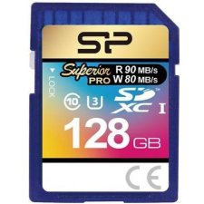 Silicon Power 128GB Superior Pro SDXC Class 10 UHS-1 (U3) memóriakártya