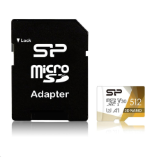 Silicon Power 512GB microSDXC memória kártya Silicon Power Superior Pro + adapter (SP512GBSTXDU3V20AB) memóriakártya