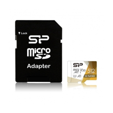 Silicon Power Card micro sdxc silicon power superior pro 512gb - c10,uhs-i u3, a1, v30 sp512gbstxdu3v20ab memóriakártya