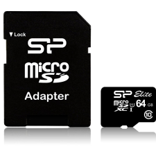 Silicon Power Micro SDCard 64GB Silicon Power UHS-1 Elite (SP064GBSTXBU1V10SP) memóriakártya