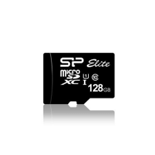 Silicon Power MicroSD kártya - 128GB microSDXC Elite UHS-1 U1 + adapter memóriakártya