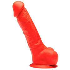  Silicone Dildo Stretch N°2 - 17 x 4.3cm piros műpénisz, dildó
