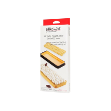 Silikomart tarte forma buborékmintával, téglalap. 26,5×10,5 cm sütés és főzés