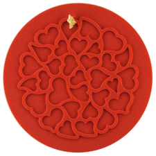 Silikomart tuile, dekor forma, szilikon, Love, 180×1,5 mm sütés és főzés
