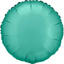  Silk Jade Green kör fólia lufi 43 cm party kellék
