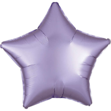  Silk Pastel Lilac csillag fólia lufi 48 cm party kellék