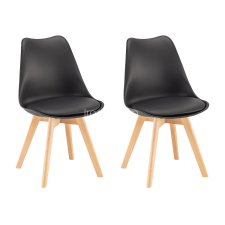 Silla étkezőszék 2 db fekete színben bútor