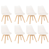Silla étkezőszék 8 db fehér színben