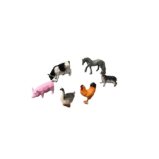 SilverHome Farmer Élet Háziállat Minifigurák gyerekeknek hat darabos játékfigura