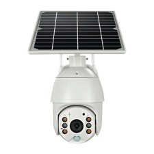 SilverHome Solar WIFI/Vezeték nélküli kültéri vízálló PTZ CCTV biztonsági IP kamera 1080P 2MP PIR megfigyelő kamera
