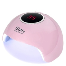 SilverHome STAR 6 - UV/LED műkörmös lámpa - rózsaszín uv lámpa