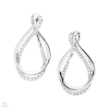 Silvertrends ezüst fülbevaló - ST1701