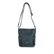  Silvia Rosa Sötétzöld Színű Rostbőr Variálható Női Oldaltáska