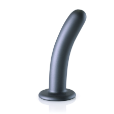  Sima szilikon G-Spot vibrátor - 6'' / 14,5 cm anál