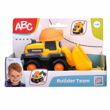 Simba ABC Builder Team - Volvo homlokrakodó 12 cm autópálya és játékautó