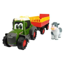 Simba ABC Happy Cars Vidám állatszállító Traktor utánfutóval és tehén figurával 30cm autópálya és játékautó