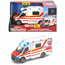 Simba Majorette Mercedes Benz Sprinter mentőautó - Piros autópálya és játékautó