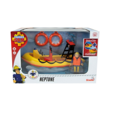 Simba Sam, a tűzoltó: Neptune motorcsónak Penny figurával autópálya és játékautó