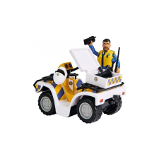 Simba Sam, a tűzoltó - Rendőrségi quad Malcolm figurával (1093) játékfigura