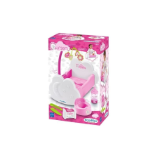 Simba Toys Ecoiffier Rózsaszín kiságy bilivel és kiegészítokkel játékbaba felszerelés