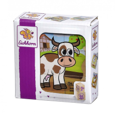 Simba Toys Eichhorn: Fa Kockakirakó – Háziállatos puzzle kicsiknek - Simba Toys puzzle, kirakós