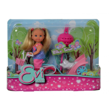 Simba Toys Evi Love kerékpárral kutyussal rózsaszín - Simba baba
