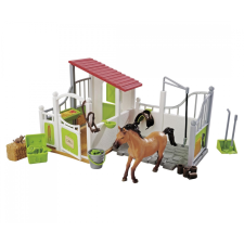 Simba Toys Lovas szett karámmal és mosóval játékfigura