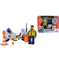 Simba Toys Sam a tűzoltó: Malcolm motoros rendőr figuraszett (109251092038) (ST109251092038) autópálya és játékautó