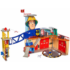 Simba Toys Sam a tűzoltó Mega tűzoltóállomás XXL - fénnyel és hanggal autópálya és játékautó