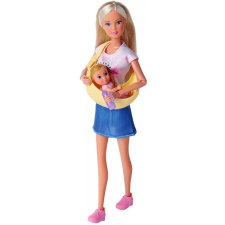 Simba Toys Steffi Love - Steffi barbie baba babahordozóval és babával baba