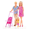 Simba Toys Steffi Love - Terhes Steffi és Kevin baba kislányukkal (105733200)
