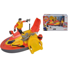 SimbaToys Sam a tűzoltó: Juno jet ski szett figurával autópálya és játékautó