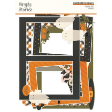 Simple Stories Chipboard - Chipboard Frames - FaBOOlous (1 csomag) dekorációs kellék