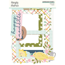 Simple Stories Chipboard - Chipboard Frames - Fresh Air (1 csomag) dekorációs kellék