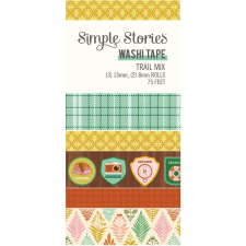 Simple Stories Dekorációs ragasztószalag - Washi Tape - Trail Mix (5 db) dekorációs kellék